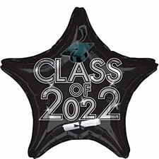 18"Class Of 2022 Black Star