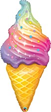 45"Rainbow Swirl Ice Cream