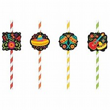 Fiesta Paper Straws