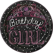 Birthday Sweets 9" Lunch Plates 8ct Birthday Sweets 9" Lunch Plates 8ct