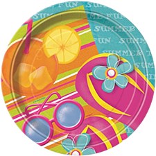 7"Pool Party Plates