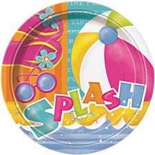 9"Pool Party Plates