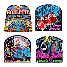 Neon Casino Cutouts