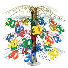 30th Birthday Cascade Centerpiece