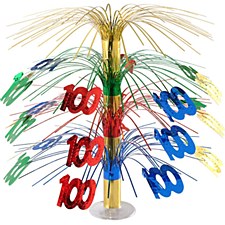 100th Birthday Cascade Centerpiece