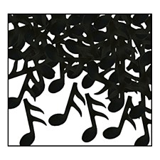 Black Fanci-Fetti Musical Notes Black Fanci-Fetti Musical Notes
