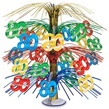 80th Birthday Cascade Centerpiece 80th Birthday Cascade Centerpiece