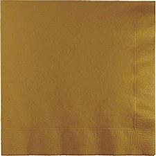 Glittering Gold Lunch Napkins