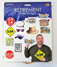 Retirement Photo Fun Signs