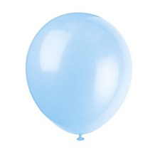 12" Baby Blue Balloons