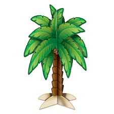 Palm Tree 3-D Centerpiece