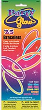 8" Glow Bracelets - Assorted, 25ct