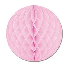 12" Pink Tissue Ball