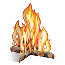 3-D Campfire Centerpiece