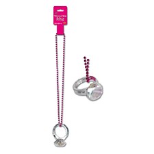Beads w/Diamond Ring Bling