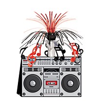 Boom Box Centerpiece Boom Box Centerpiece