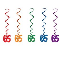 65th Birthday Whirls, 5ct 65th Birthday Whirls, 5ct