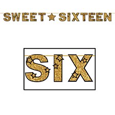 Glittered Sweet Sixteen Awards