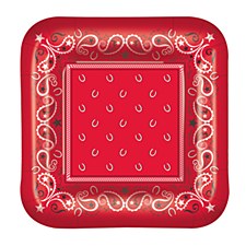 7"Western Bandana Plates