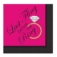 Last Fling Before The Ring Lunch Napkins