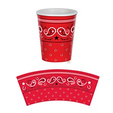 Western Bandana Cups