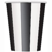 Black Stripe Cups