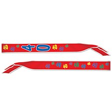 40th Happy Birthday Satin Sash