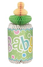 Polka Dots Baby Shower Honeycomb Centerpiece