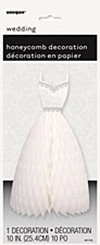 Wedding Dress Honeycomb Centerpiece