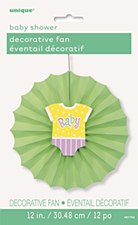 Polka Dots Paper Décor Fan