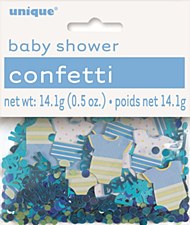 Blue Dots Baby Shower Confetti