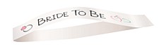Bride to Be Ring Satin Sash