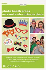 Confetti Birthday Photo Booth Props 10ct