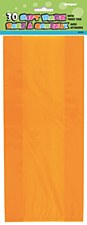 30 Orange Cello Bags