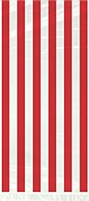 20 Red Stripes Cello Bags