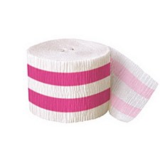 Streamer- Hot Pink Stripe