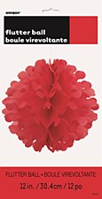 12" Flutter Ball - Red