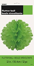12" Flutter Ball - Lime Green