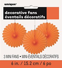 3 Mini Fans- Orange 3 Mini Fans- Orange