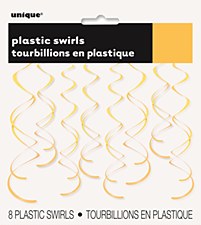 Yellow Plastic Swirls
