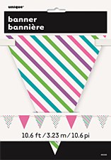 Bright Dots & Stripes Flag Banner