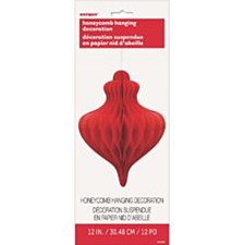 Christmas Red Honeycomb