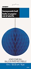 8" Royal Blue Honeycomb Ball