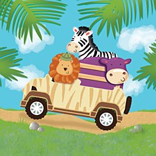 Safari Adventure Lunch Napkins