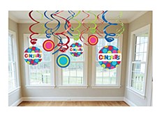 Congratulations Swirl Decorations