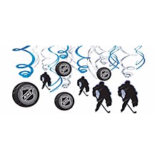 NHL Swirl Decorations 12ct NHL Swirl Decorations 12ct