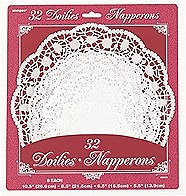 Assorted White Doilies