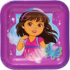 Dora & Friends 7"Plates