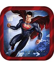 7"Superman Saves The Day Plates