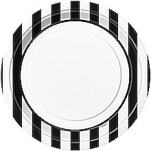 Black Stripe 9IN Plate